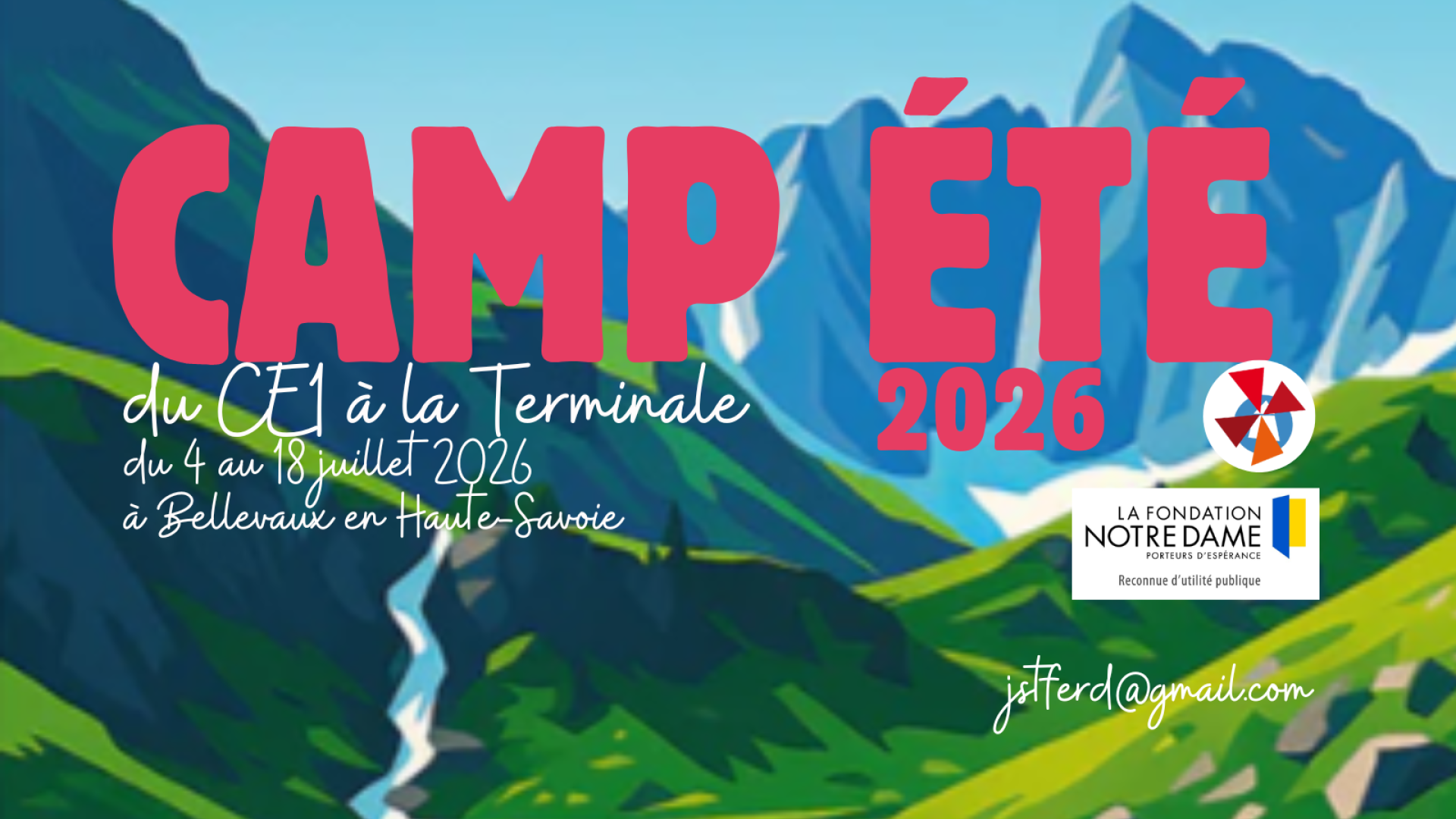 PHOTOS ARTICLES SITE INTERNET - CAMP ETE 2026